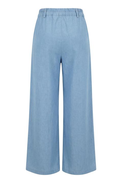 Pantalone palazzo denim denim chiaro - Primavera Estate 2026 | Brend