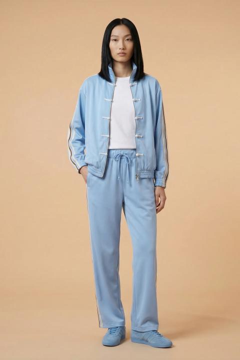 Pantalone felpa bande celeste - Primavera Estate 2026 | Brend