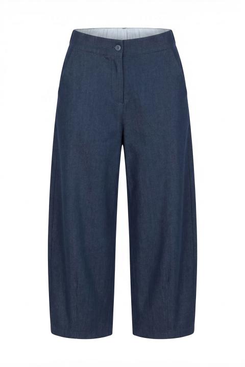 Pantalone barrel elastico denim scuro - Primavera Estate 2026 | Brend
