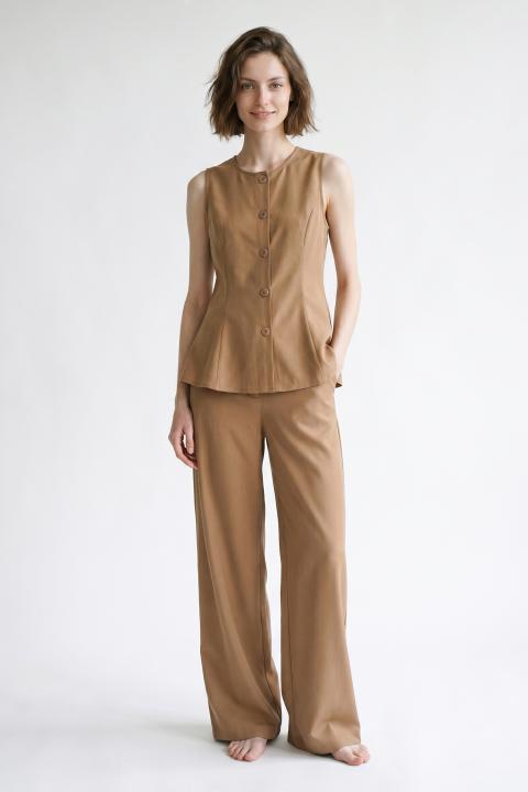 Pantalone palazzo cammello - Primavera Estate 2026 | Brend