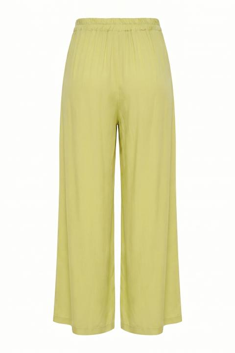 Pantalone palazzo elastico avocado - Primavera Estate 2026 | Brend
