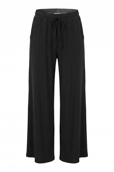 Pantalone palazzo elastico nero - Primavera Estate 2026 | Brend