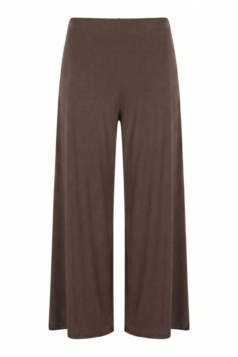 Pantalone palazzo viscosa moro - Primavera Estate 2026 | Brend