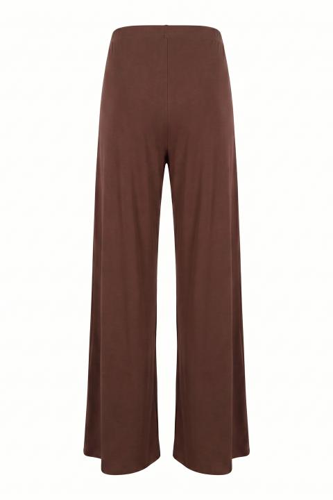 Pantalone palazzo viscosa moro - Primavera Estate 2026 | Brend