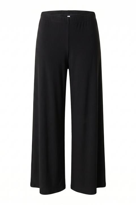 Pantalone palazzo viscosa nero - Primavera Estate 2026 | Brend