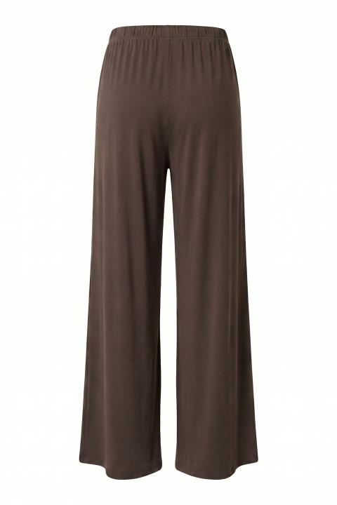 Pantalone palazzo elastico moro - Primavera Estate 2026 | Brend