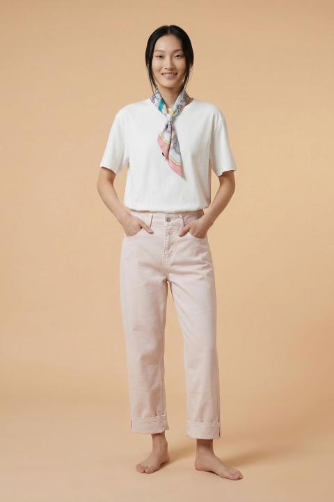 Pantalone risvolto grande cipria - Primavera Estate 2026 | Brend