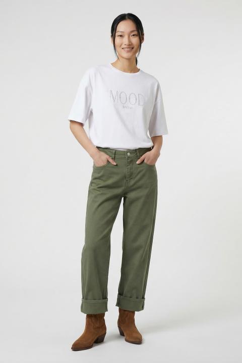 Pantalone risvolto grande salvia - Primavera Estate 2026 | Brend