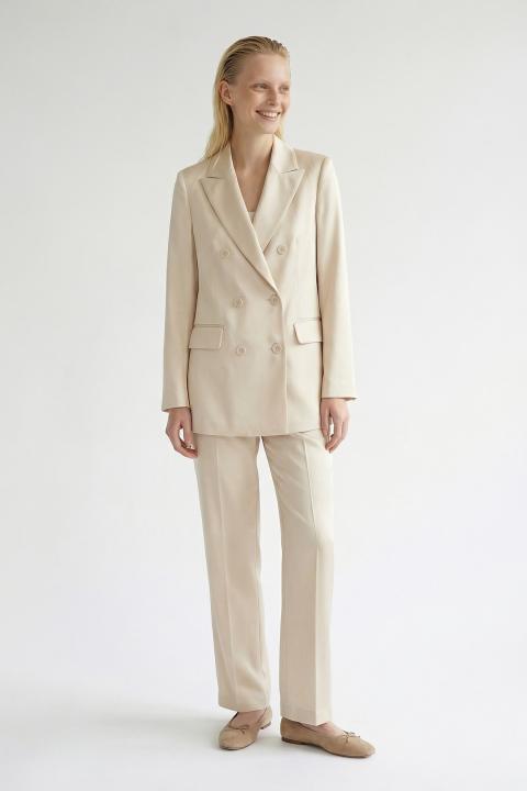 Pantalone cicca elastico avorio - Primavera Estate 2026 | Brend