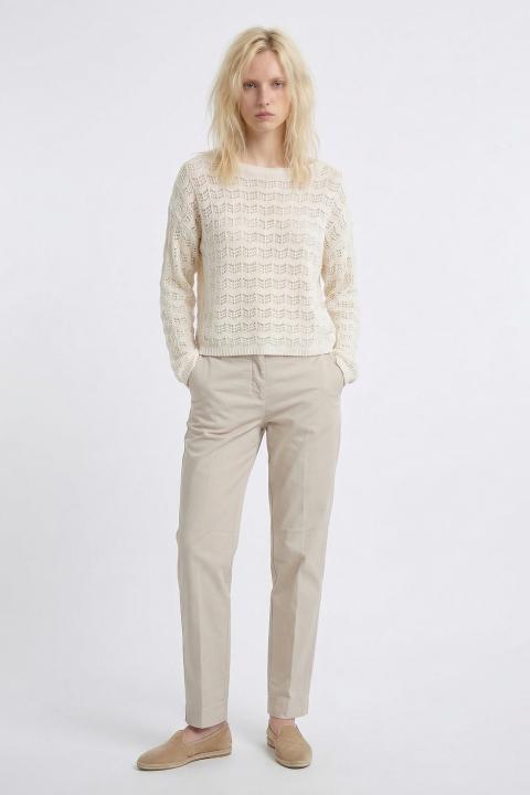 Pantalone chinos spacchetto beige - Primavera Estate 2026 | Brend