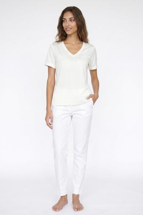 Pantalone chinos spacchetto bianco ottico - Primavera Estate 2026 | Brend
