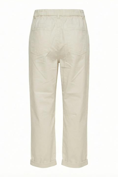 Pantalone carrot cotone burro - Primavera Estate 2026 | Brend