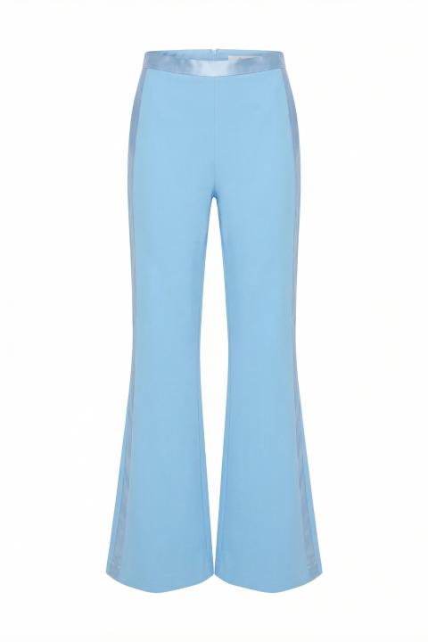 Pantalone flare bande celeste - Primavera Estate 2026 | Brend