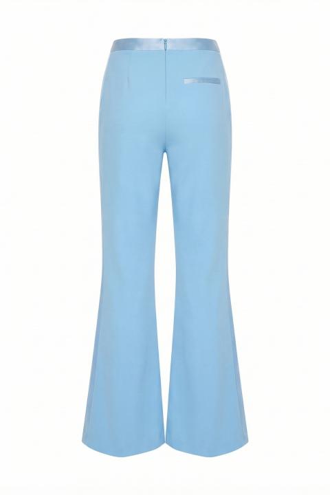 Pantalone flare bande celeste - Primavera Estate 2026 | Brend