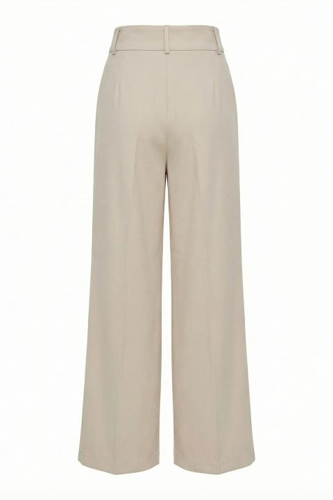 Pantalone bustino e pinces beige - Primavera Estate 2026 | Brend