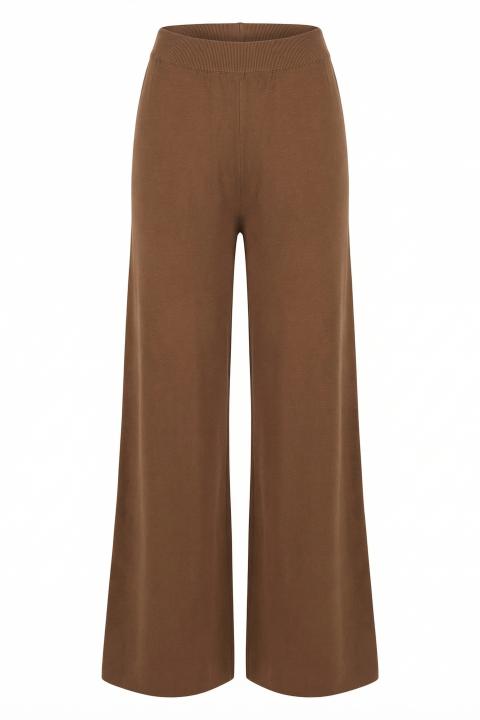 Pantalone palazzo elastico toffee - Primavera Estate 2026 | Brend