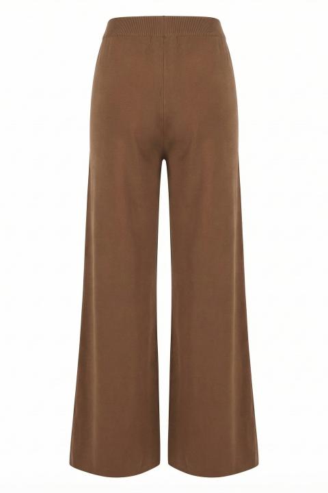 Pantalone palazzo elastico toffee - Primavera Estate 2026 | Brend