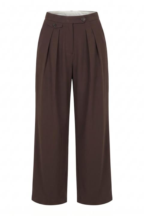 Pantalone doppia pinces moro - Primavera Estate 2026 | Brend