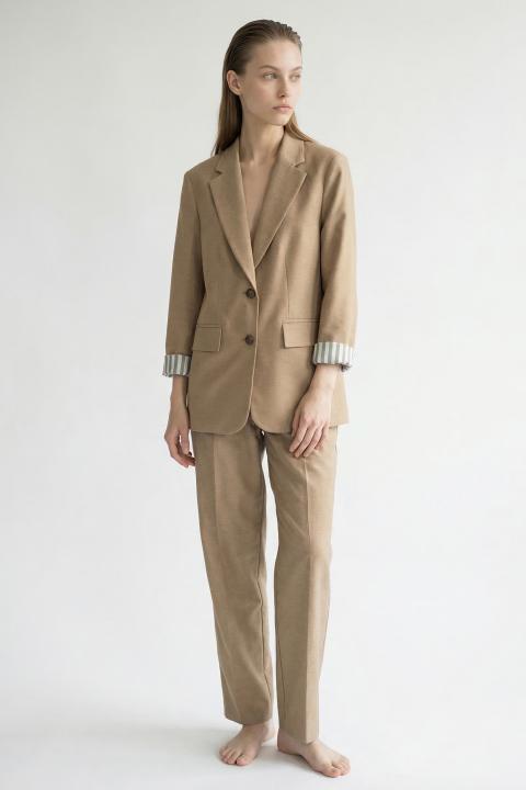Pantalone pinces beige - Primavera Estate 2026 | Brend