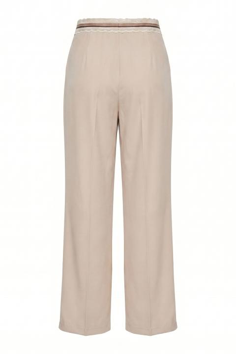 Pantalone-pinces passamaneria naturale - Primavera Estate 2026 | Brend