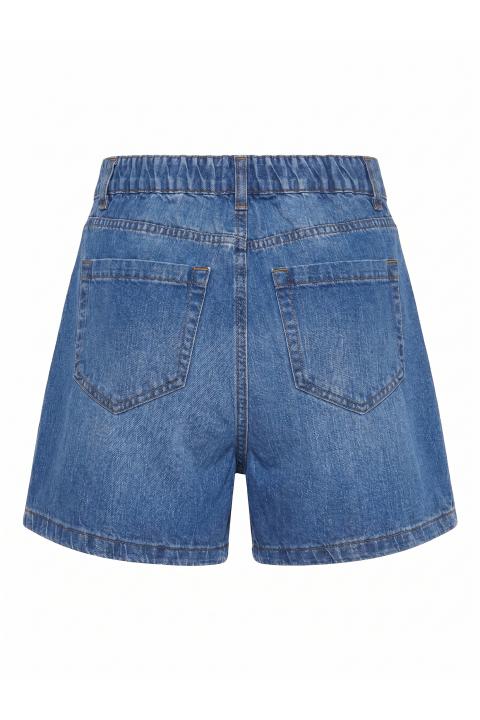 Shorts denim elastico lavaggio medio - Primavera Estate 2026 | Brend