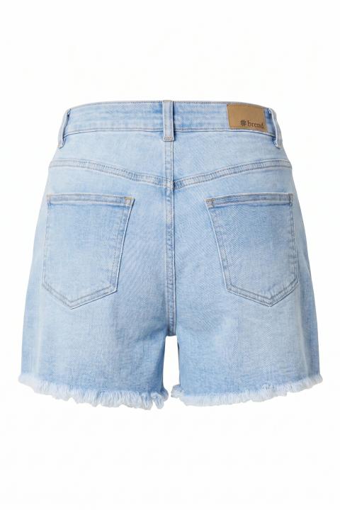 Shorts denim sfrangiato denim chiaro - Primavera Estate 2026 | Brend