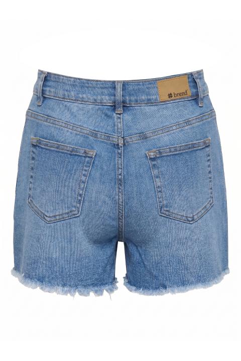 Shorts denim sfrangiato denim chiaro - Primavera Estate 2026 | Brend
