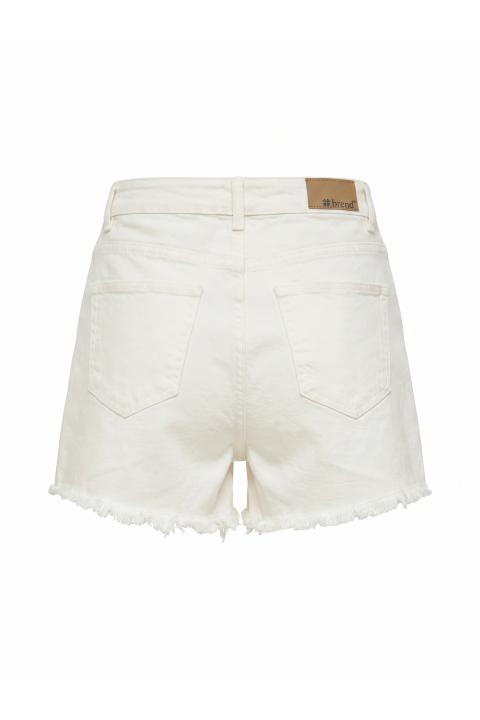 Shorts sfrangiato bianco - Primavera Estate 2026 | Brend