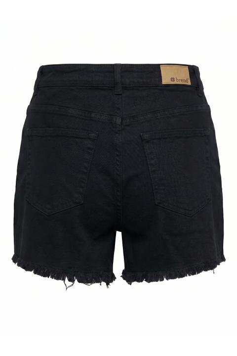 Shorts sfrangiato nero - Primavera Estate 2026 | Brend