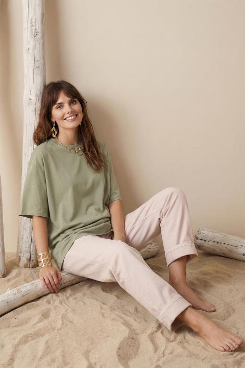 T-shirt over asimmetrica salvia - Primavera Estate 2026 | Brend