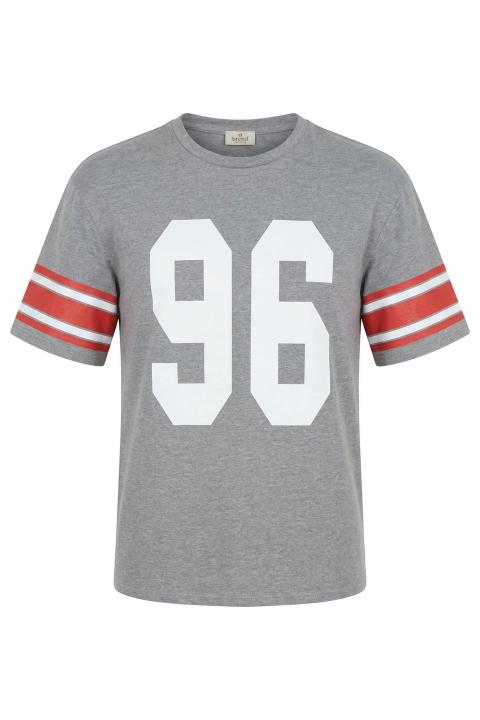 T-shirt stampa Football grigio - Primavera Estate 2026 | Brend