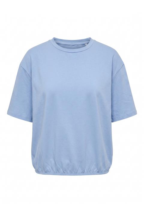 T-shirt elastico orlo celeste - Primavera Estate 2026 | Brend