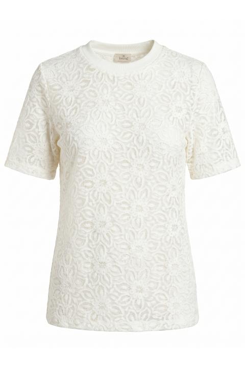 T-shirt over pizzo panna - Primavera Estate 2026 | Brend