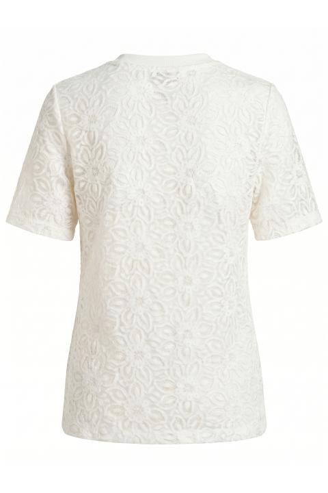 T-shirt over pizzo panna - Primavera Estate 2026 | Brend