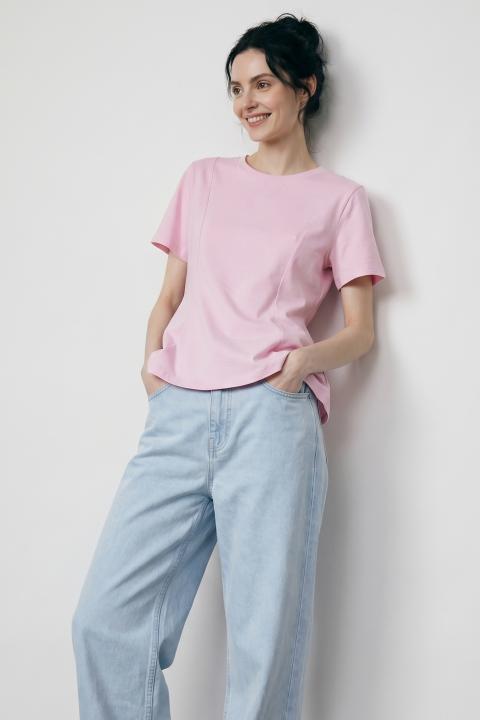 T-shirt cotone spicchi rosa baby - Primavera Estate 2026 | Brend