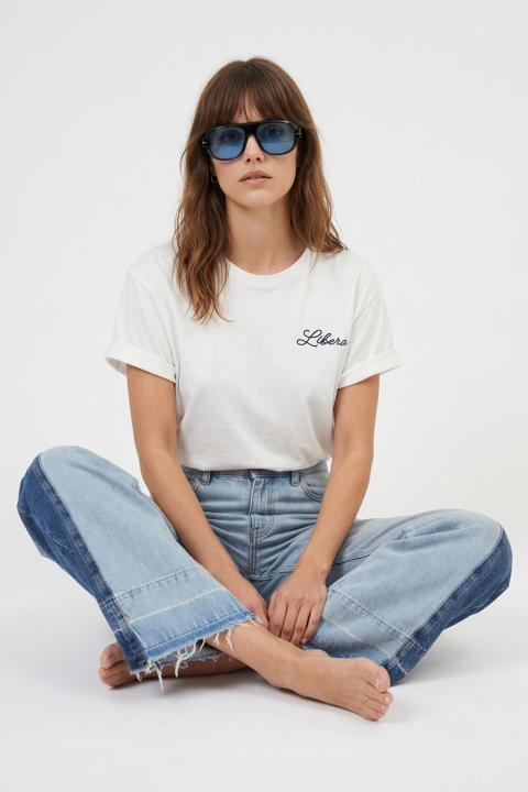 T-shirt ricamo Libera militare - Primavera Estate 2026 | Brend