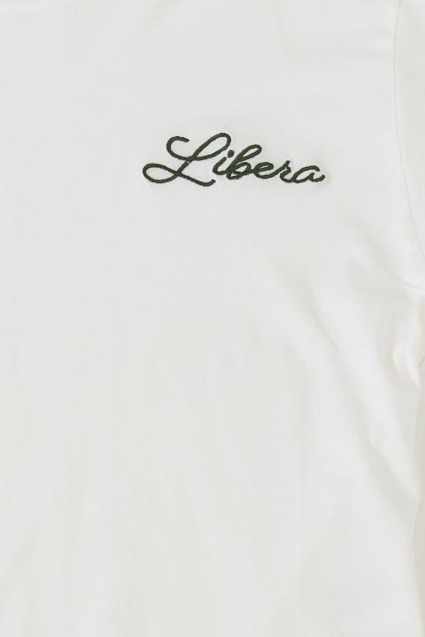 T-shirt ricamo Libera militare - Primavera Estate 2026 | Brend