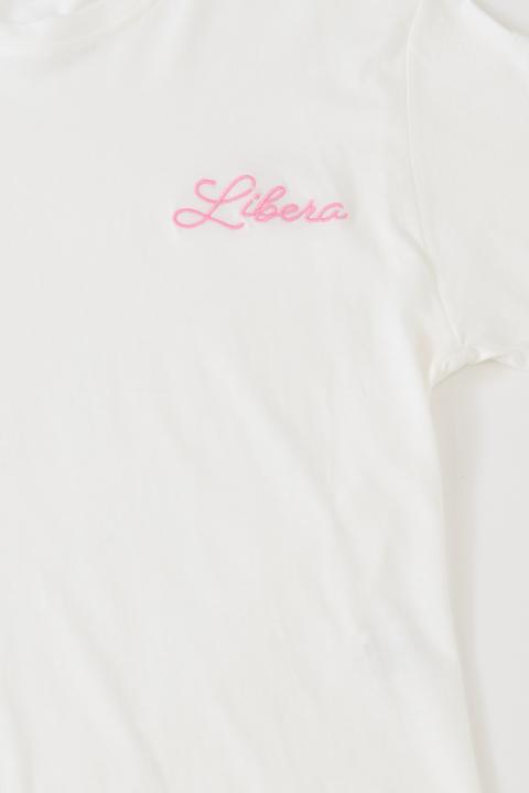 T-shirt ricamo Libera rosa - Primavera Estate 2026 | Brend
