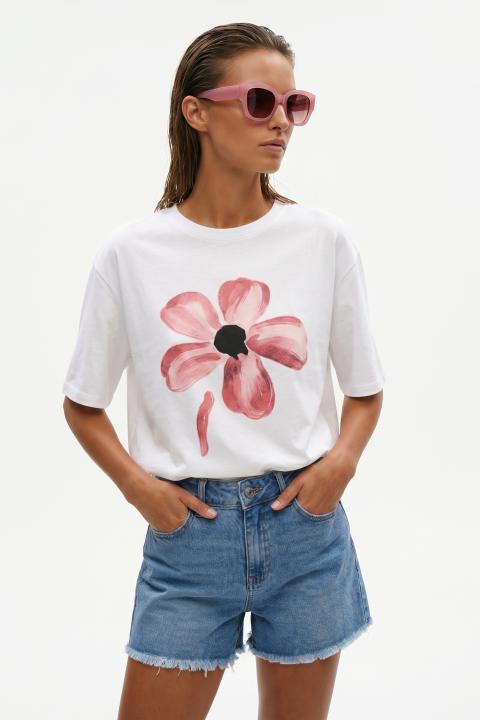 T-shirt stampa fiore india - Primavera Estate 2026 | Brend