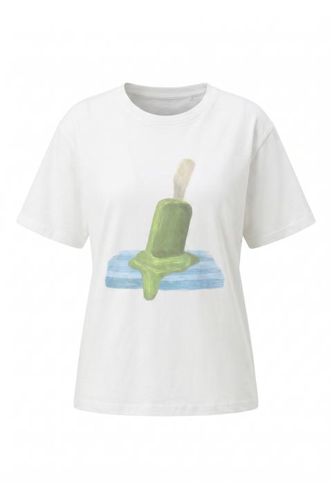 T-shirt stampa gelato verde - Primavera Estate 2026 | Brend