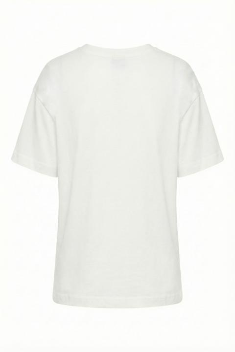 T-shirt over strass bianco - Primavera Estate 2026 | Brend