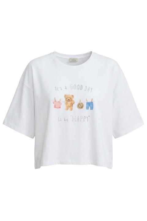 T-shirt crop Spring bianco - Primavera Estate 2026 | Brend