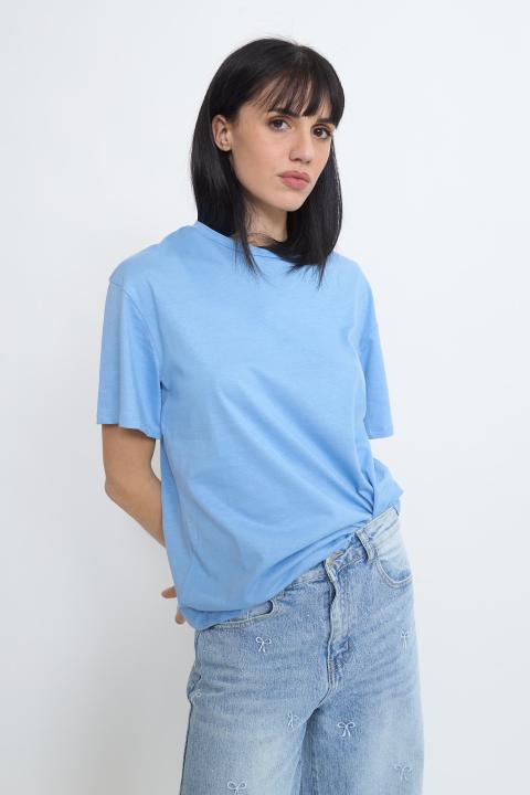 T-shirt over celeste - Primavera Estate 2026 | Brend