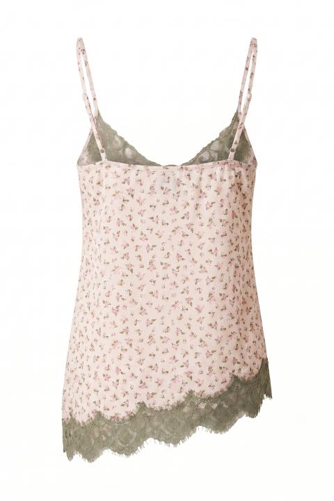 Top asimmetrico pizzo provenzale rosa - Primavera Estate 2026 | Brend