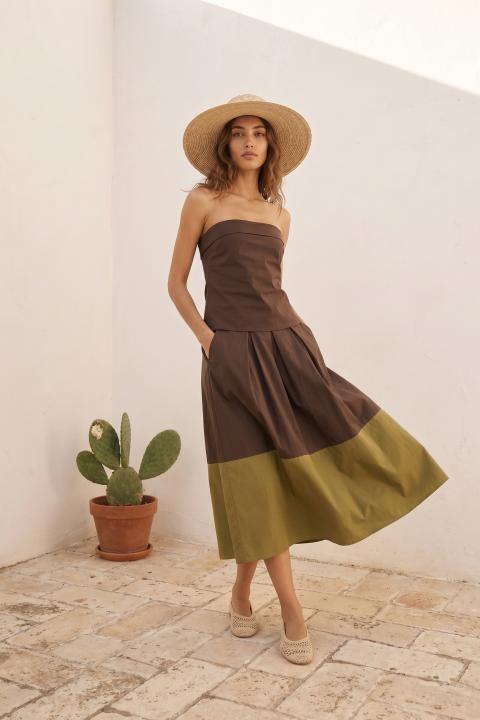 Top fascia punto smock moro - Primavera Estate 2026 | Brend