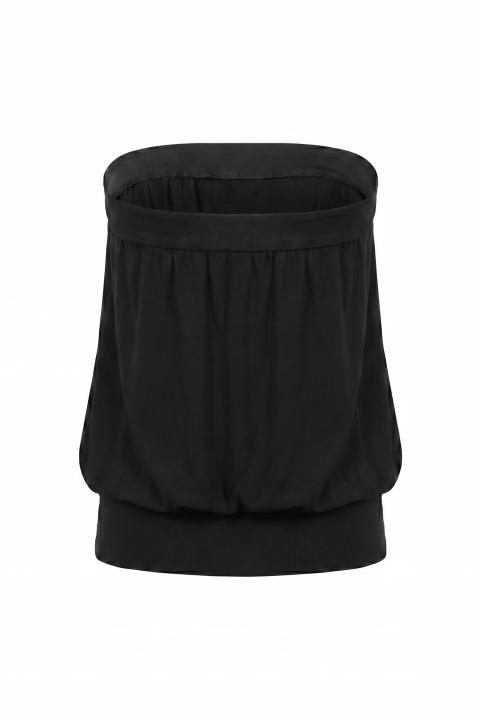 Top fascia elastico nero - Primavera Estate 2026 | Brend