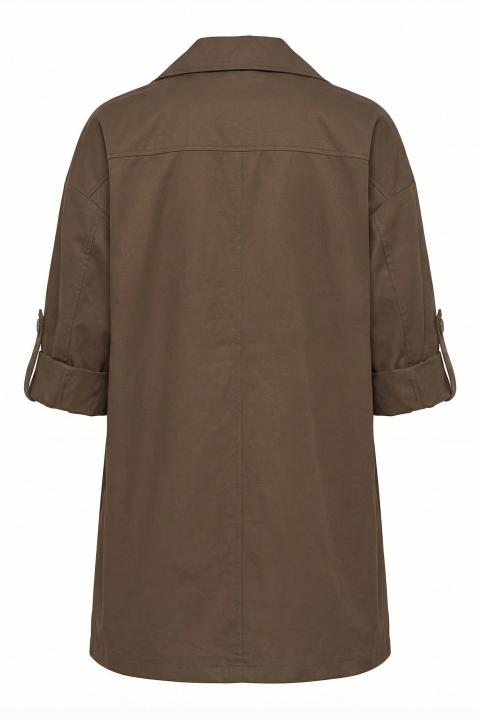 Trench 3/4 doppio petto cacao - Primavera Estate 2026 | Brend