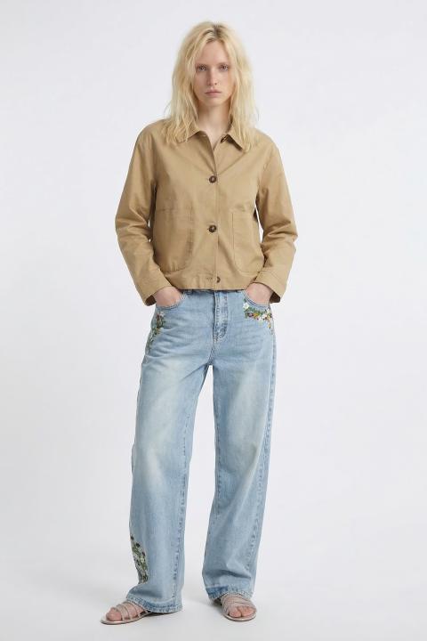 Trench corto 2 bottoni fango - Primavera Estate 2026 | Brend