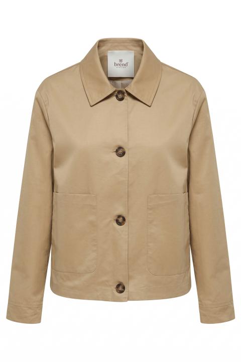 Trench corto 2 bottoni fango - Primavera Estate 2026 | Brend