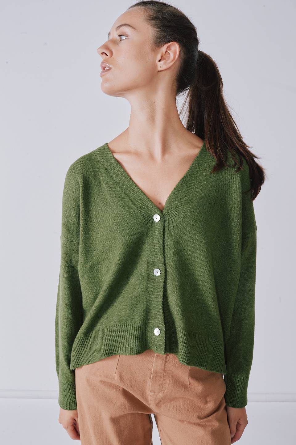 Giacca Cardigan verde - Autunno - Inverno 2022 | Brend